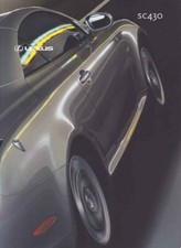 Catalogue Brochure Lexus SC