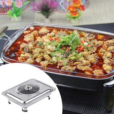 Chafing Dish En Métal Avec Couvercle Pour Buffets, Pique-niques, Mariages Et