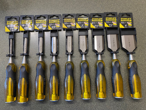 Stanley fatmax wood chisel set - stanley,