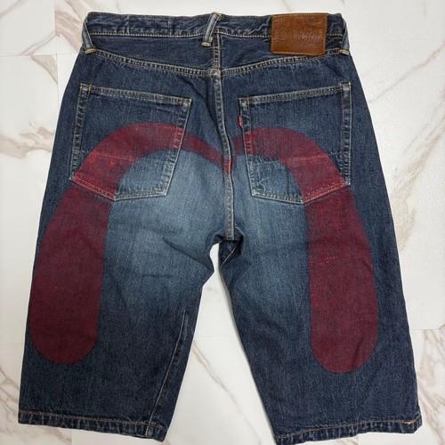 Demi pantalon denim evisu - en,