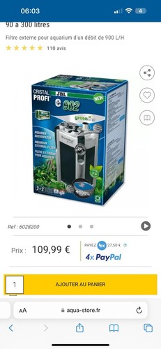 Pompe aquarium externe - pompe,