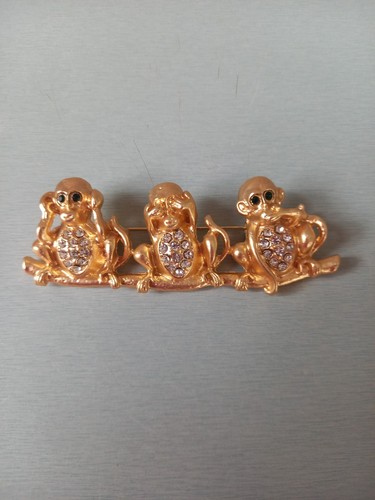 Jolie broche singes - 3, sur