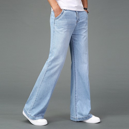 Hommes évasé pantalon jeans - hommes,