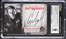 2014 Cryptozoic Sons of Anarchy 1-3 #A1 Charlie Hunnam Signed CGC 9 8 Auto POP 1