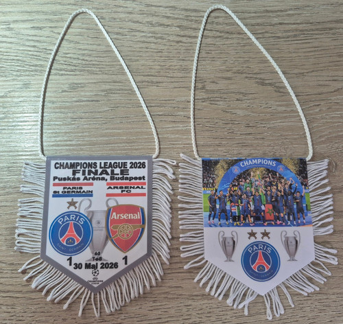 Fanion 9x11cm champions league - 9x11cm,