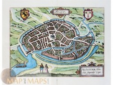 Alostum Flandriae imperialis caput (Aalst) Guicciardini, Ludovico 1588