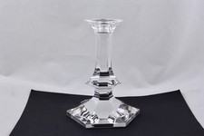 CRYSTAL VAL SAINT LAMBERT GARDENIA LIGHT CANDLESTICK - MINT