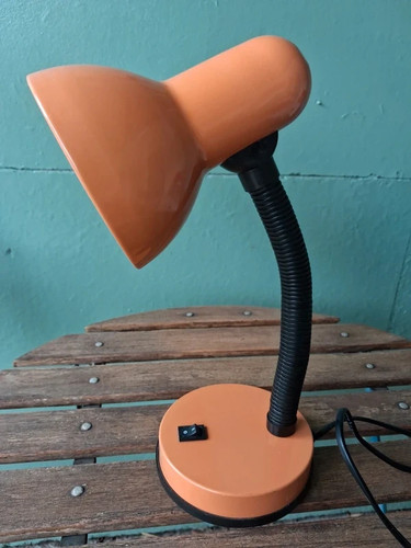 Lampe bureau vintage orange - vintage,