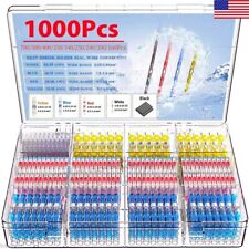1000pcs Waterproof Solder Stick Seal Sleeve Heat Shrink Butt Wire Connectors Kit