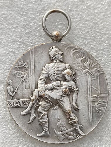 Medaille thème sapeur - medaille,