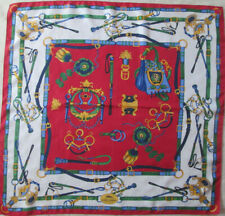 -Foulard LONGCHAMP soie  TBEG