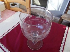 Grand verre sur pied, lave