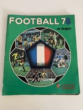 Panini football 78 album in pictures incomplete 417/450 stickersa 1978 France
