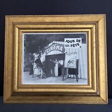 JACQUES TATI - JOUR DE FÊTE Grande Photo d’Exploitation FILM Encadrée Cadre Doré