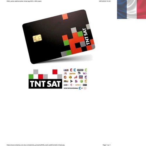 Carte tntsat accès à - carte,