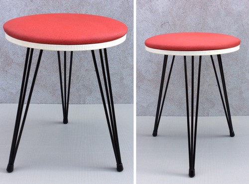 Tabouret metal tripode - tabouret,