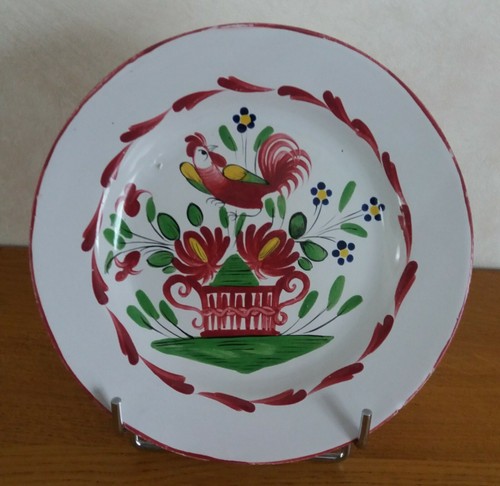 Assiette ancienne coq - ancienne,