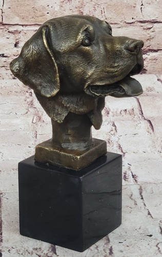 Véritable bronze chiot - bronze, buste