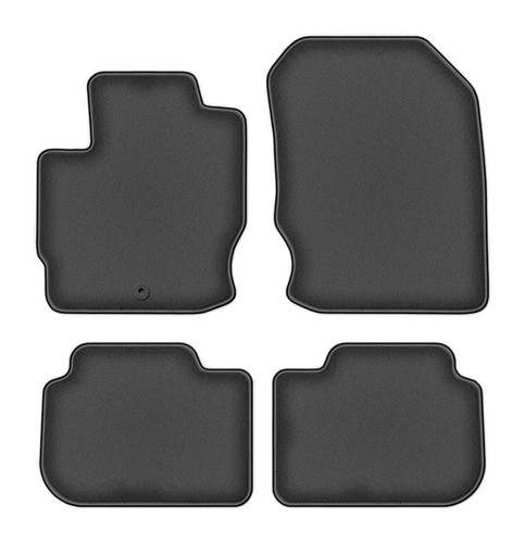 Jeu tapis velours graphite - tapis,