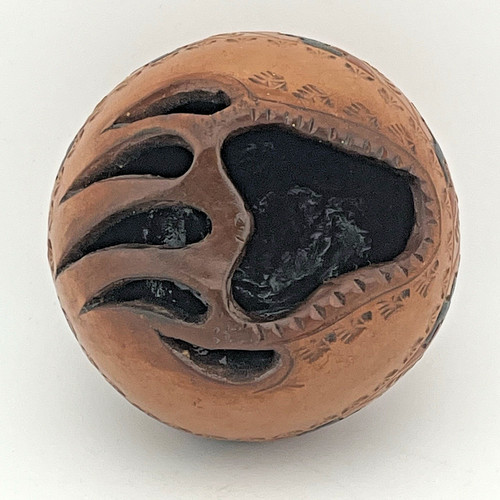 Bear claw seed pot navajo - bear,