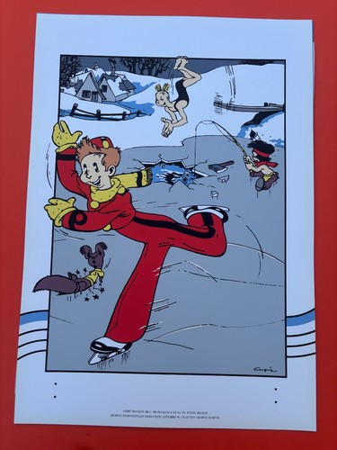 Franquin serigraphie spirou - franquin,