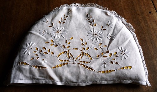 Cache théière ancien tissu