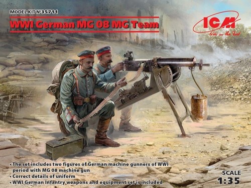 Wwi german mg08 team 2 - wwi,