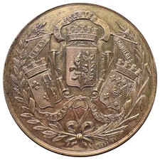 Médaille argent vermeil 63g "