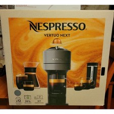 Nespresso Vertuo Next Espresso Coffee Maker Machine Matte Black Chrome