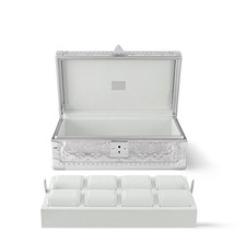 Exclusive Louis Vuitton Coffret 8 Montres Trunk Case Box Monogram Silver Mirror