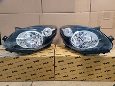 POUR RENAULT TWINGO 2 03/2007-11/2011 PHARE ÉLECTRIQUE AVANT DROIT GAUCHE NOIR