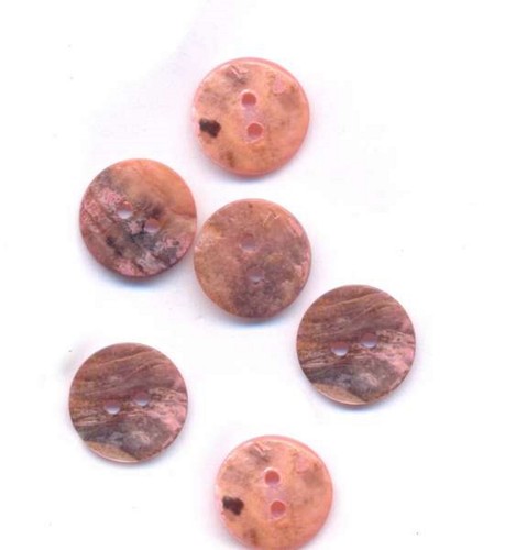Boutons nacre diamètre 15 - boutons,