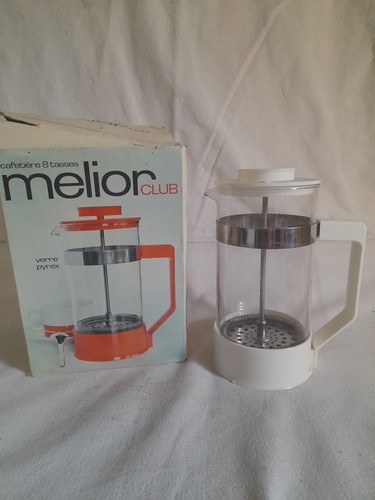 Ancienne cafetière piston - cafetière, a