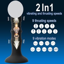 Nouveau 2-N-1 Plug Anal