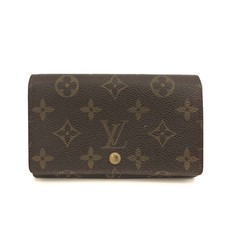Louis Vuitton Monogram Porte Monnaie Billets Tresor Bifold Wallet Brown/7BJ0242