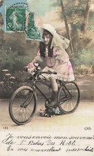 CP LITTLE GIRL HAT VEIL BICYCLE BICYCLE PINK FLOWERS - 65012