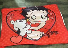 BETTY BOOP & Puppy 2006 THROW Blanket King Features NEW