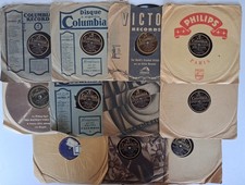 Lot de 11 disques 78 tours