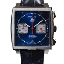 TAG Heuer Monaco CAW2111-0 Walter White Automatic Square 39mm Caliber 17 Chrono