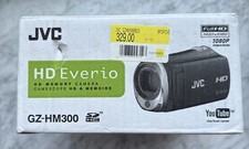 NEW JVC HD Everio GZ-HM300BU 20x Zoom Camcorder GZ-HM300BUSM Open Box