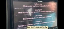 Pioneer AVIC-W8500NEX SD Card - Fully Functional, Boot Loop + Software Error Fix