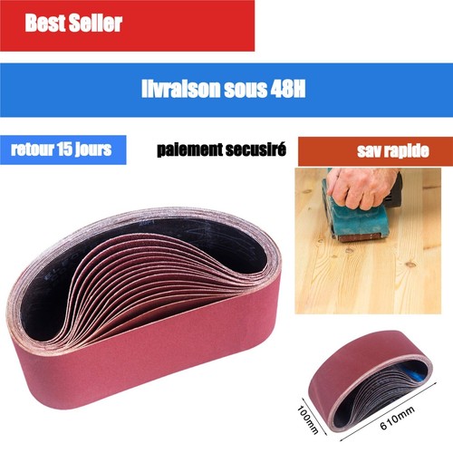 Bandes abrasives 100x610mm - 100x610mm, 15
