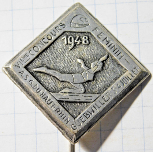 Guebwiller 1948 ancien broche - guebwiller,