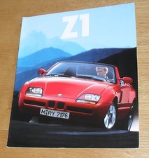 BMW Z1 Large Format Brochure 1990-1991 - UK Market
