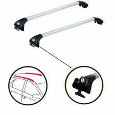 Argent Barres de Toit pour