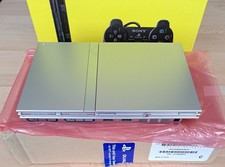 PS2 Slim Silver SCPH-77004 Neuf Mais Problème Testée 1X Boîte Playstation *JRF