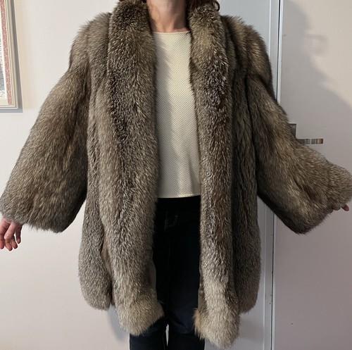 Manteau fourrure renard - de,