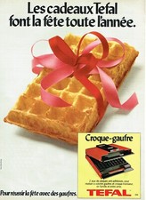 1979 Tefal Advertising 0524 Advertising Ad Gifts Make the Party Croque Waffle