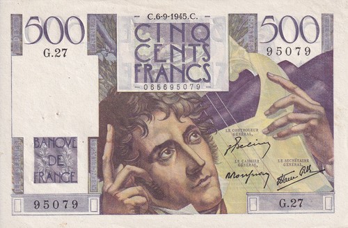 France 500 francs - 500,