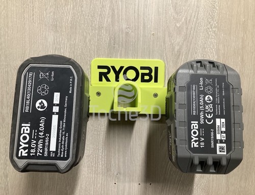 Support mural batteries 18v - support,